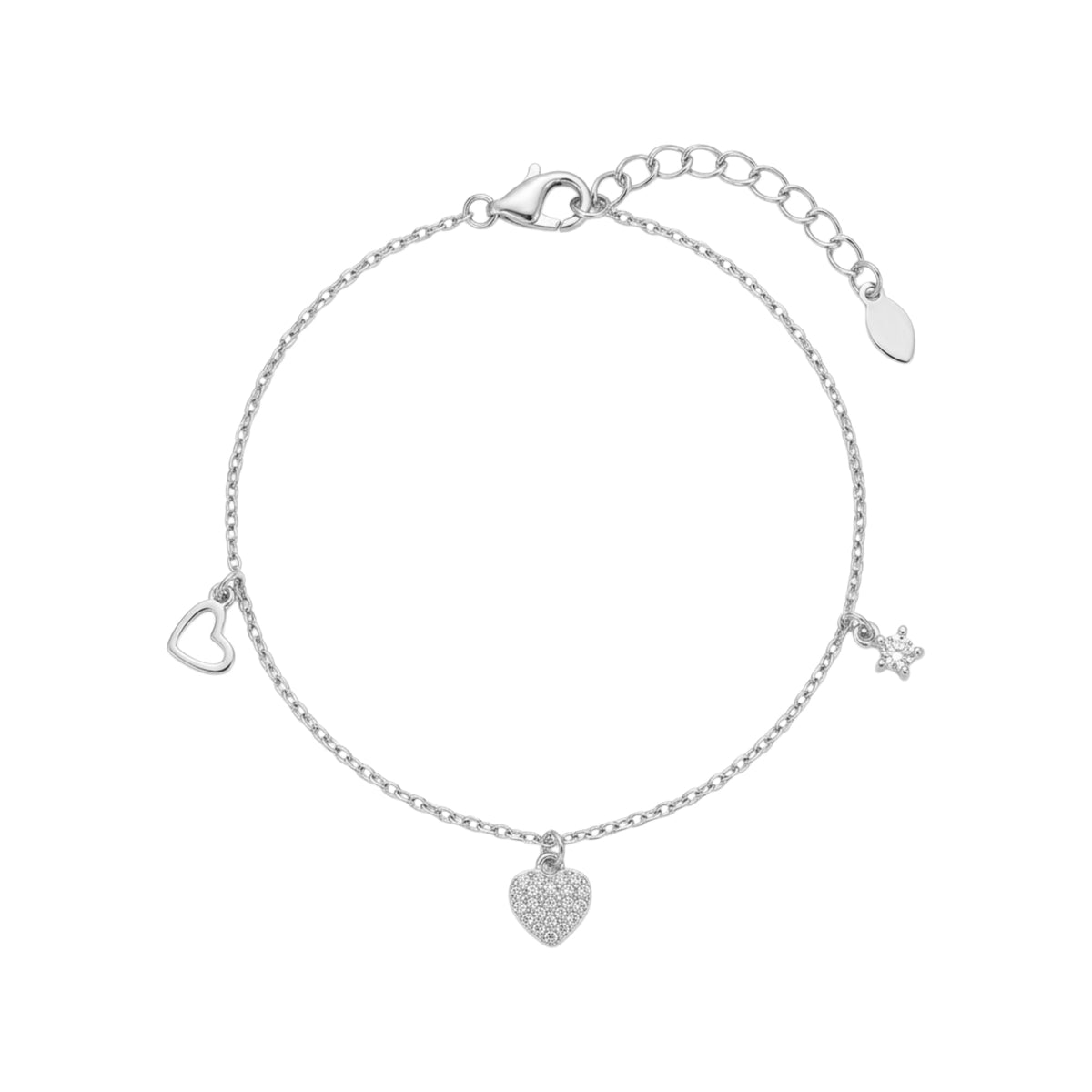 Pulseira de Tornozelo Prata - Aurus Jóias