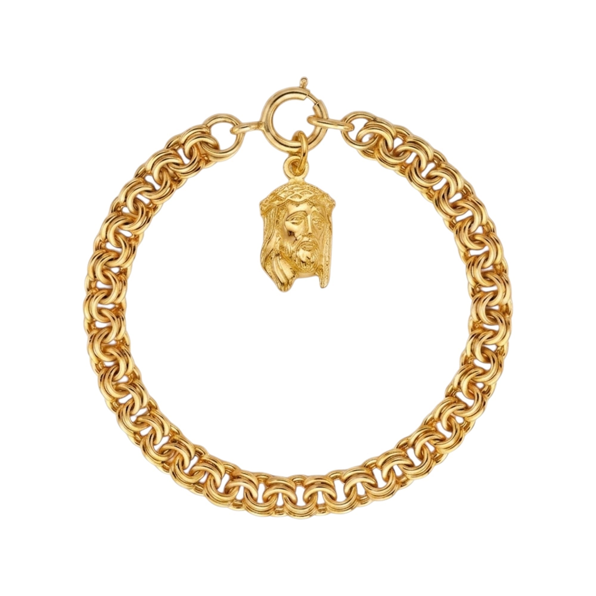 Pulseira Maciça Prata - Aurus Jóias