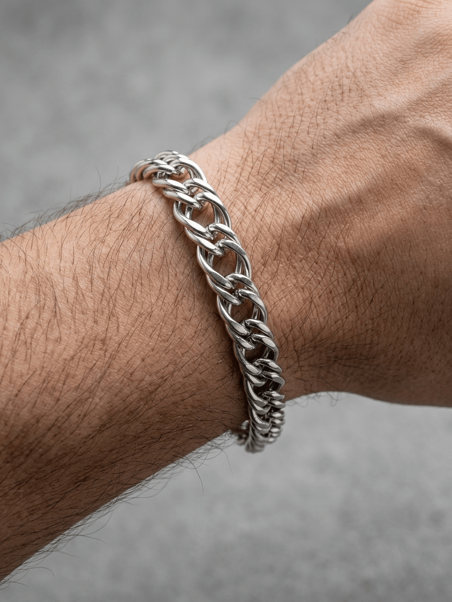 Pulseira Oca Prata - Aurus Jóias