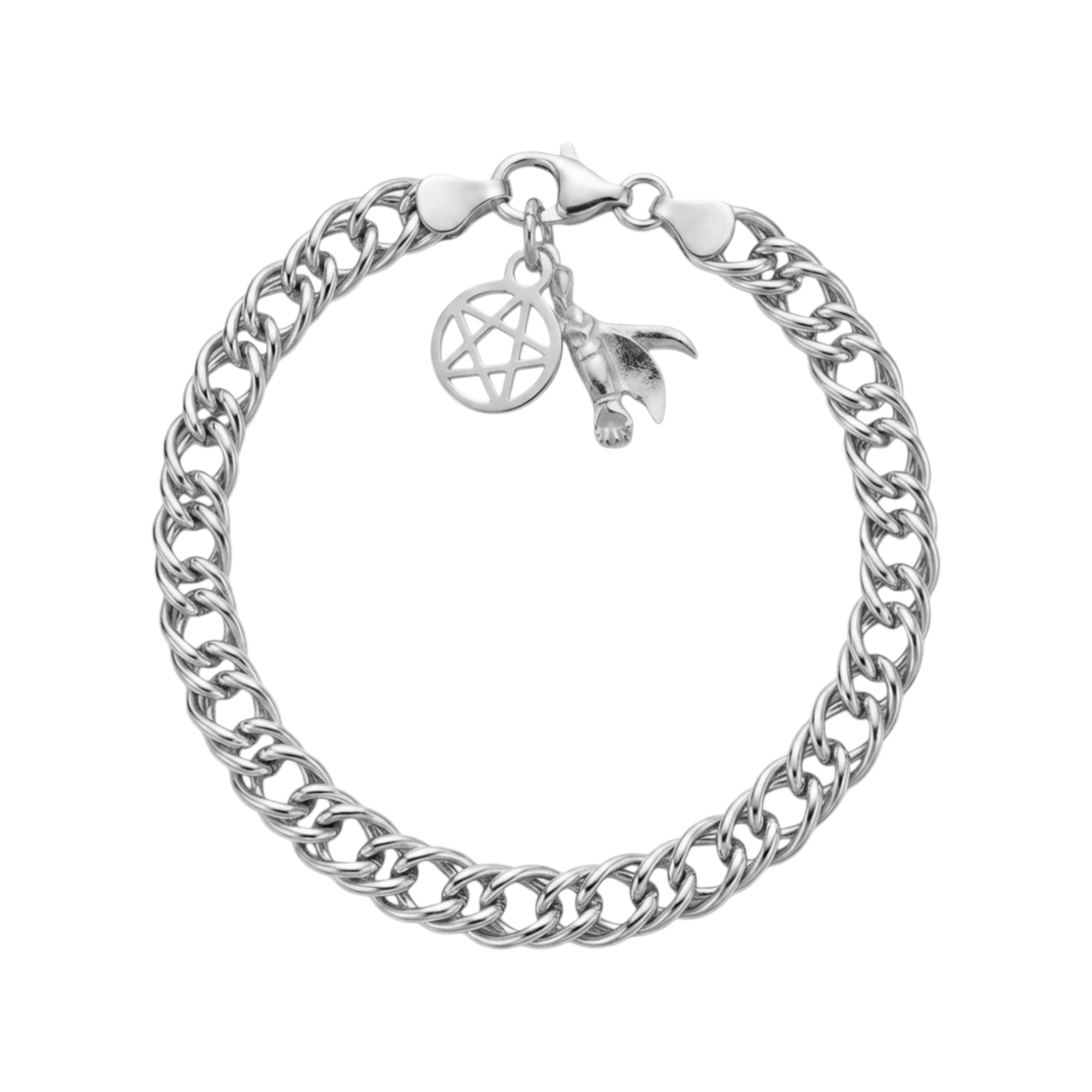 Pulseira Oca Prata - Aurus Jóias
