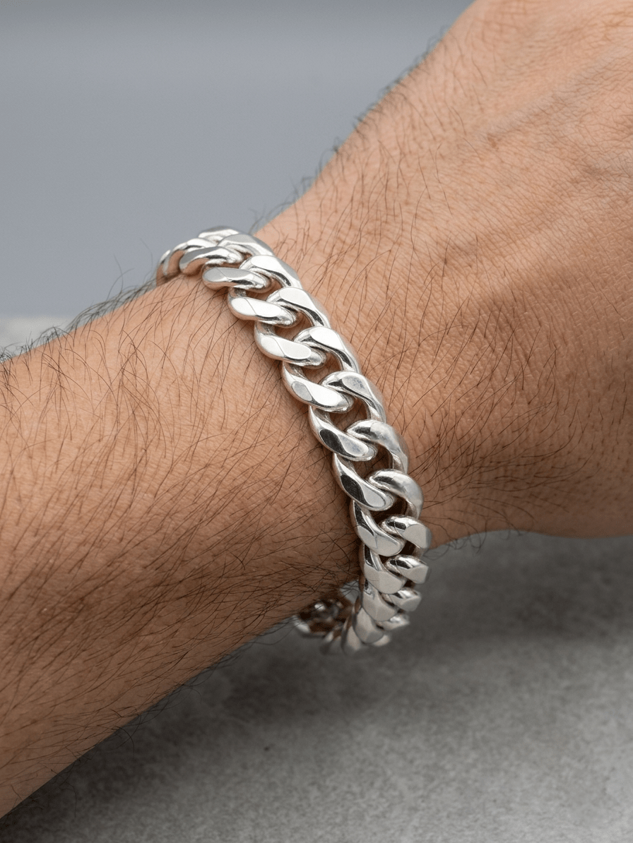 Pulseira Oca Prata - Aurus Jóias
