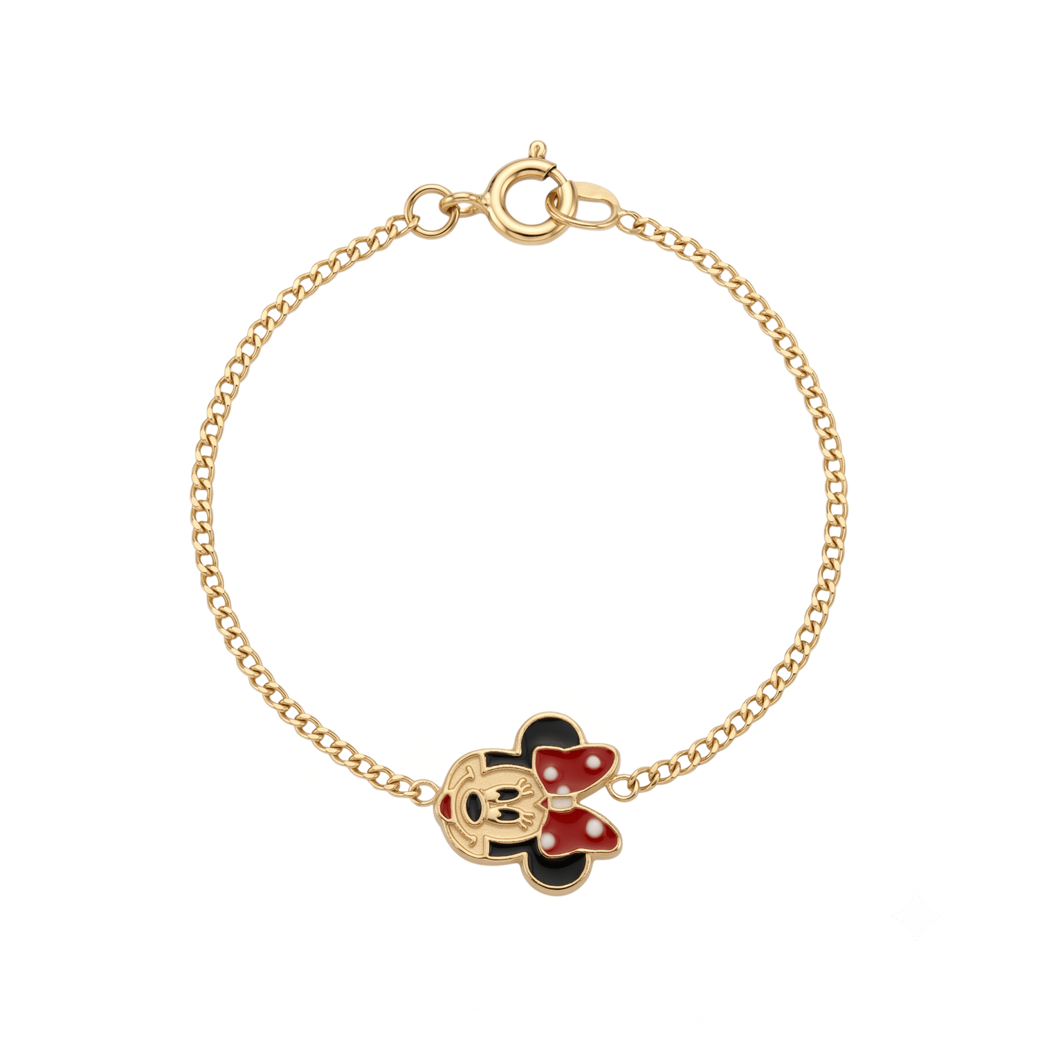 Pulseira Ouro Minnie - Aurus Jóias