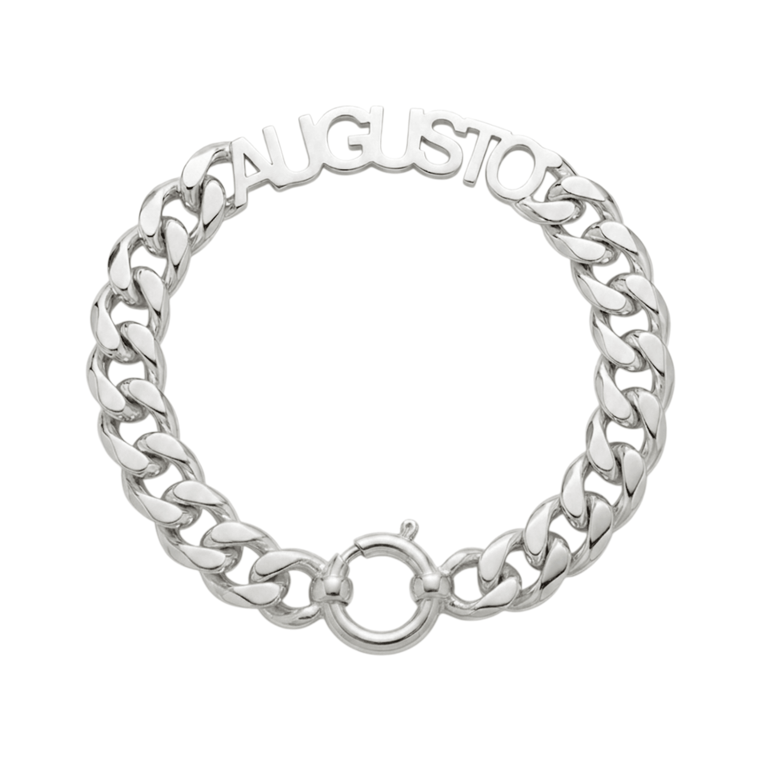 Pulseira Personalizada Prata - Aurus Jóias