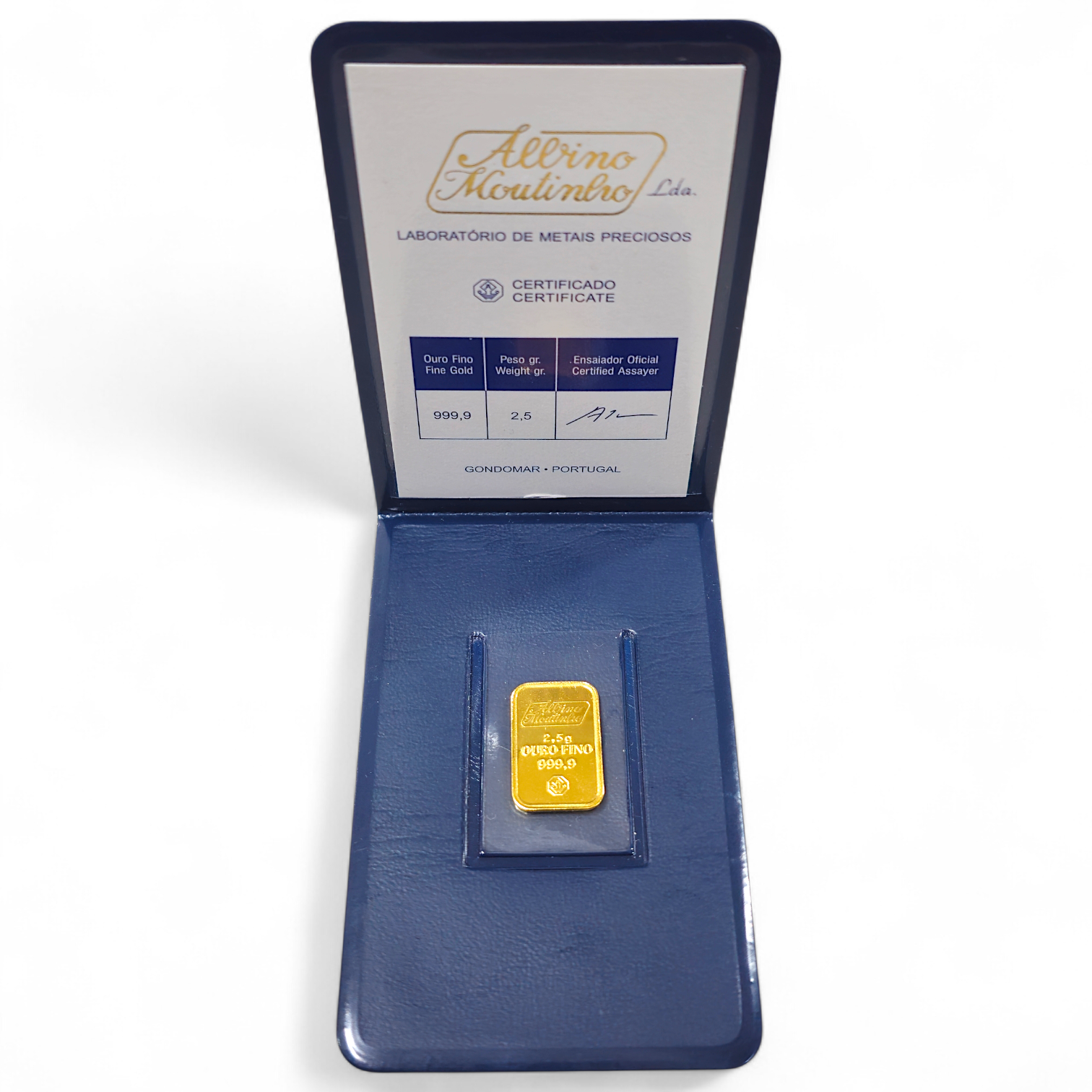 Barra de Ouro 24Kl - 2,5g