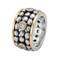 Silver and Gold Alliance Ring