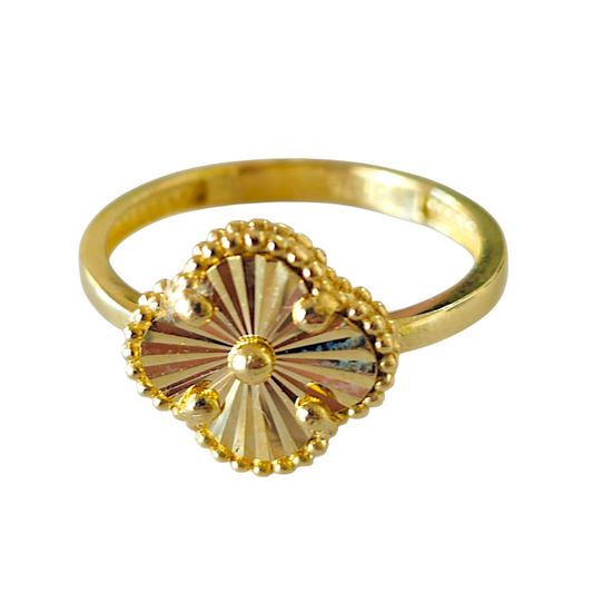 Anel Flor Ouro