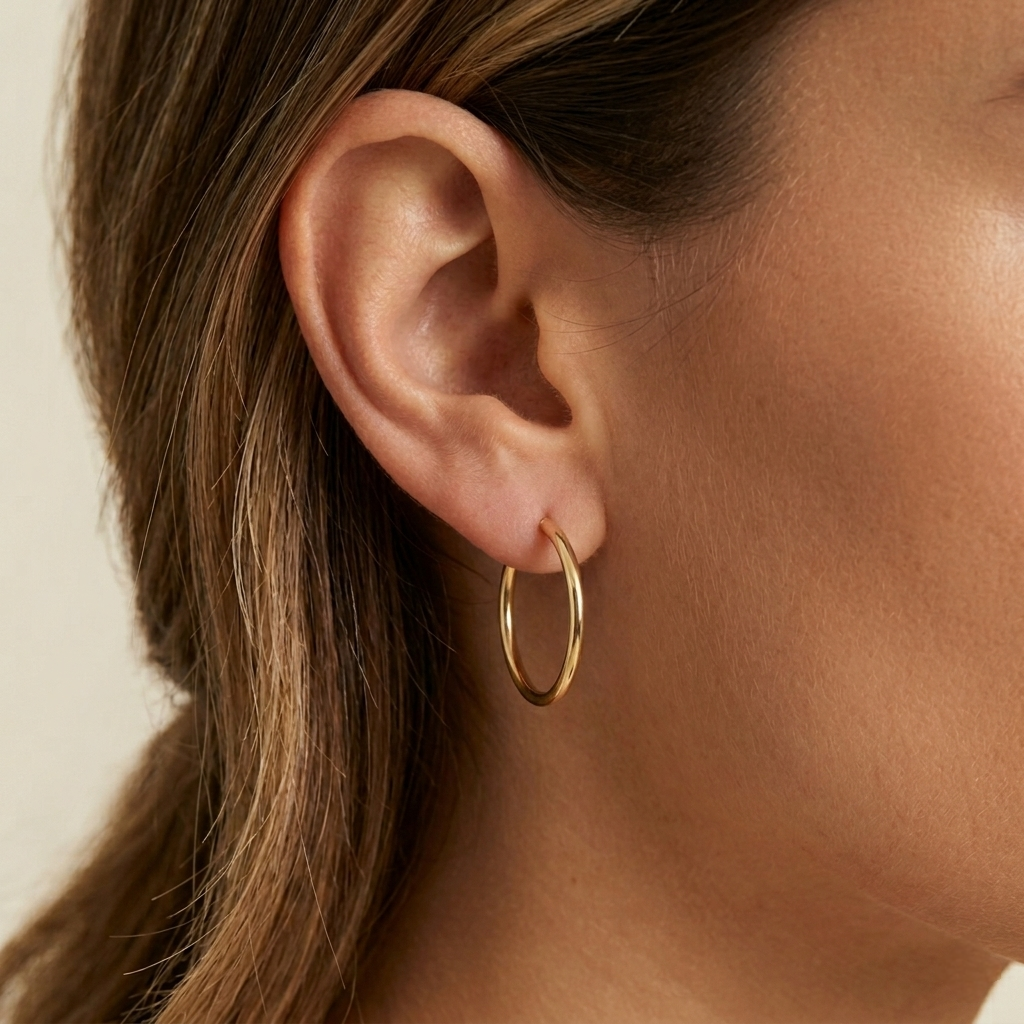 Gold Hoop Earrings