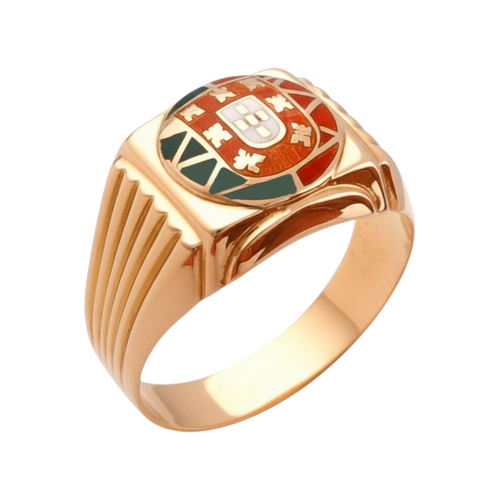 Bague Drapeau Or 