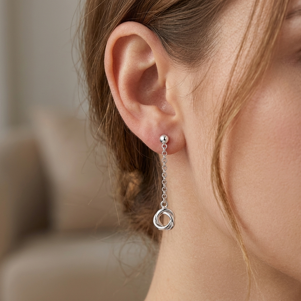 Boucles d'oreilles en argent