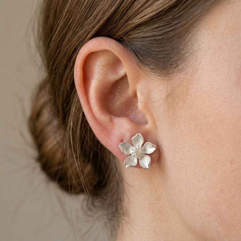 Boucles d'oreilles en argent