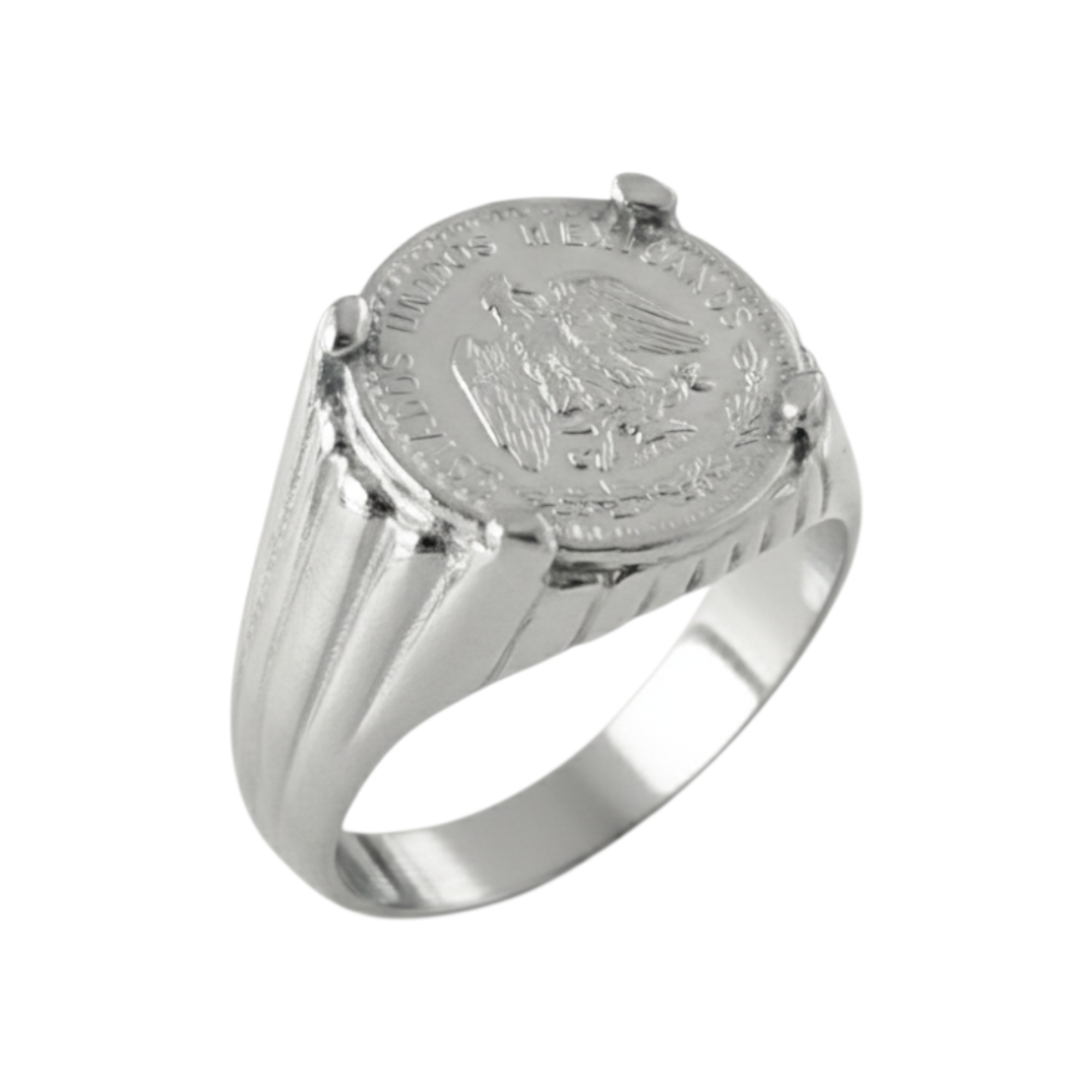 Bague en argent à deux poids