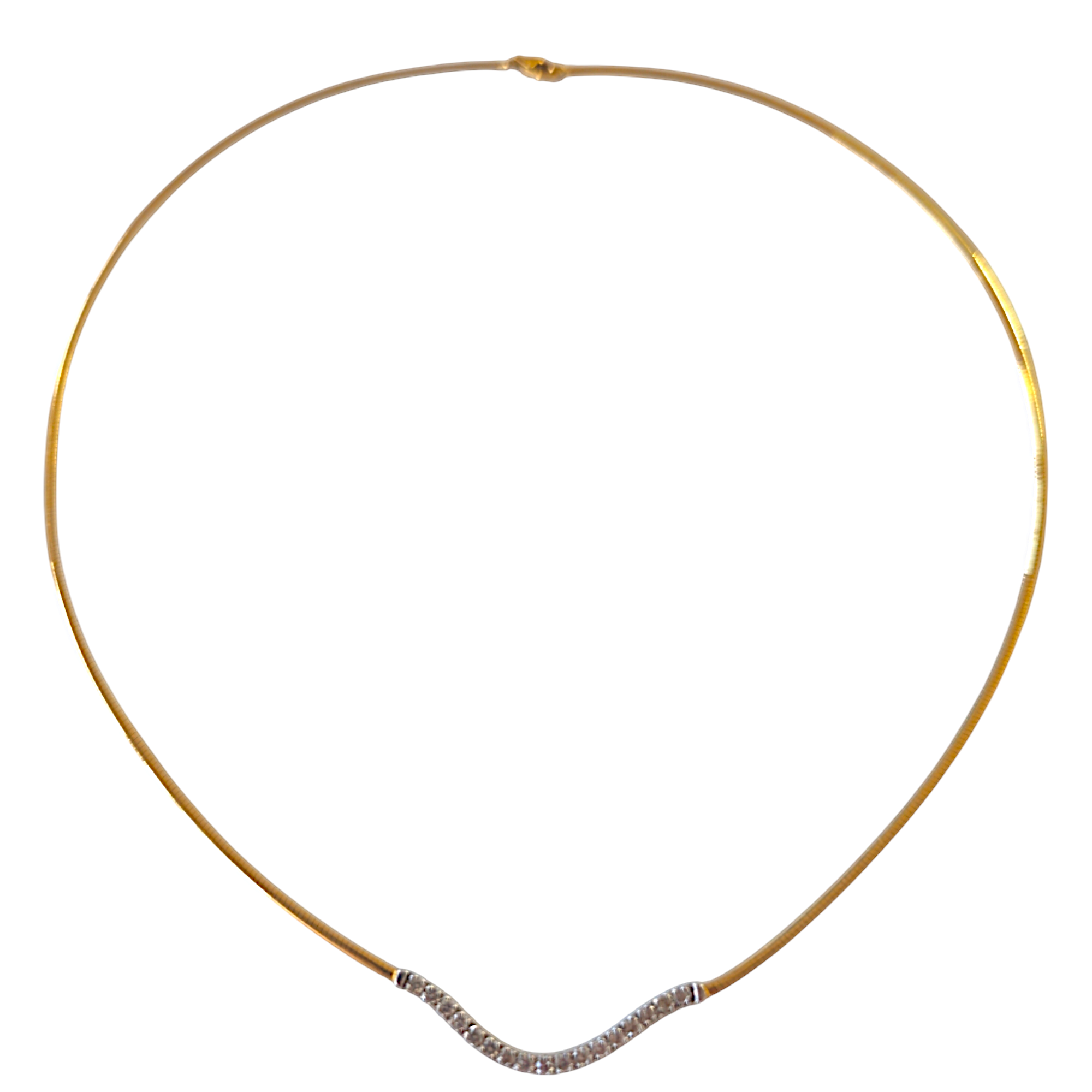 Collier en or avec diamants