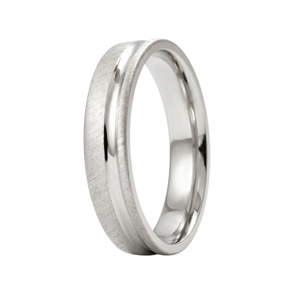 4mm Silver Wedding Band
