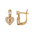 Children's gold earrings