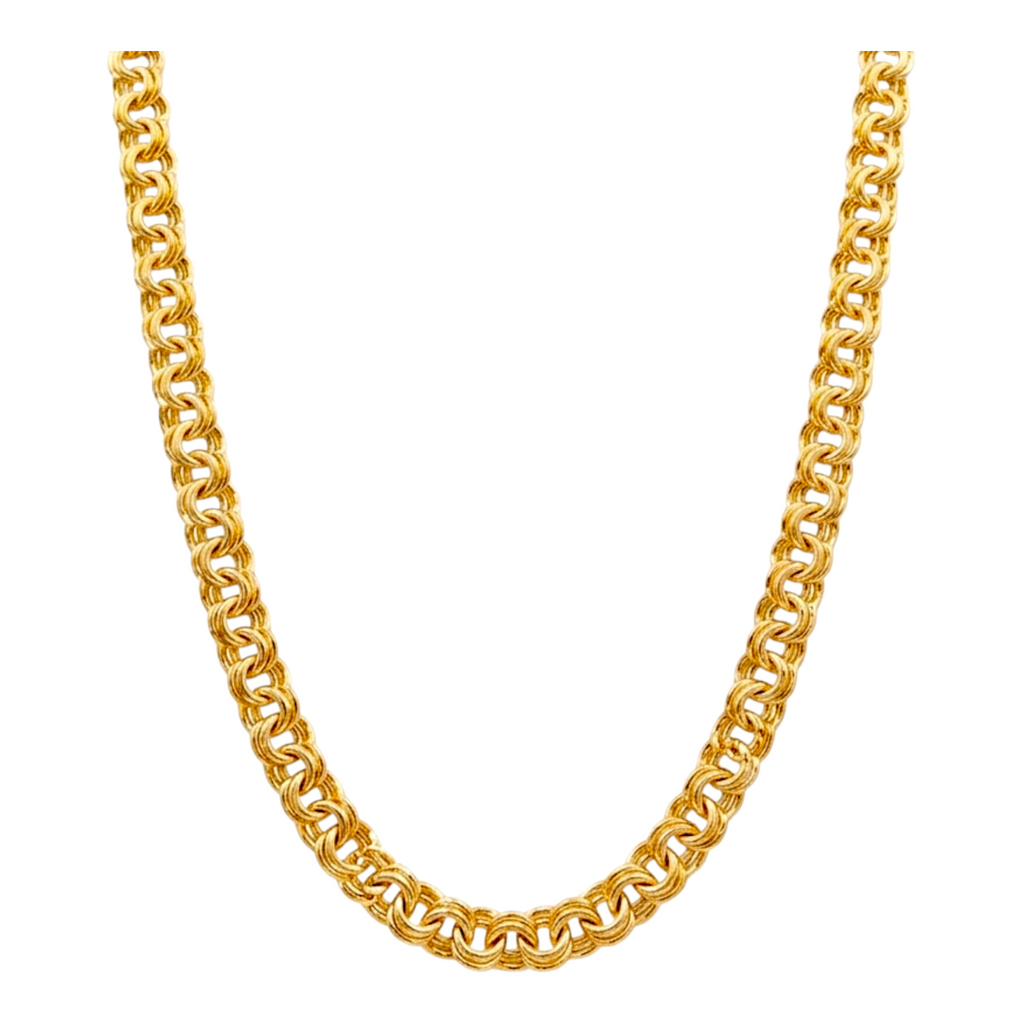 Gold Frieze Necklace