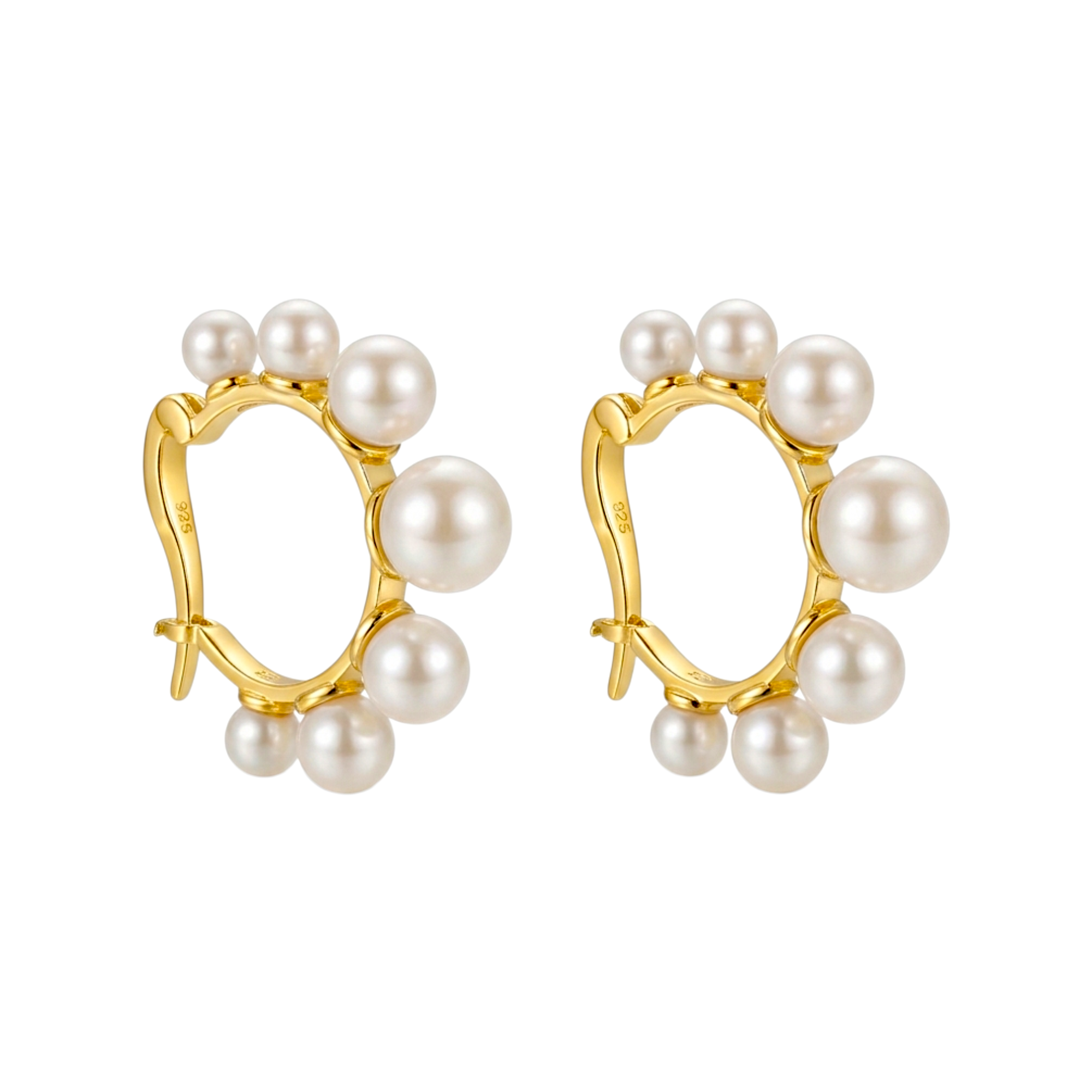 Silver Hoops