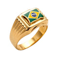 Anel Brasil Ouro