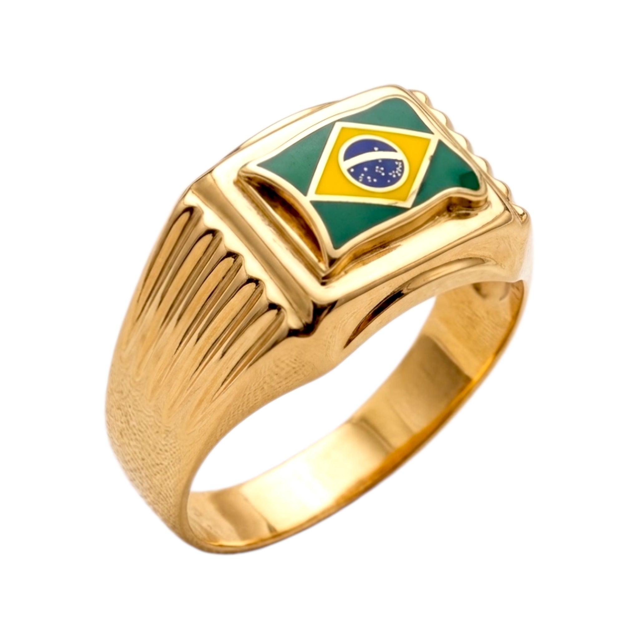 Anel Brasil Ouro