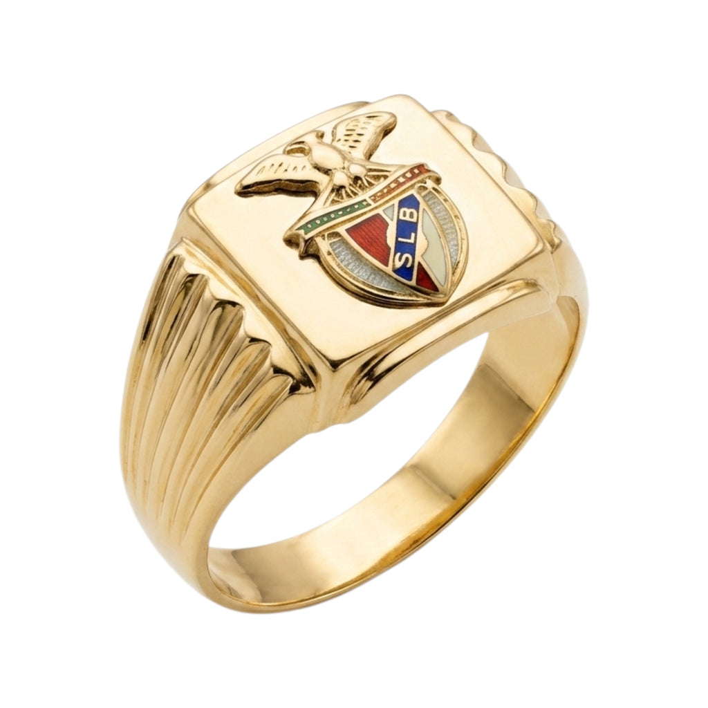 Anel Emblema Ouro