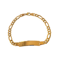 Pulseira c/chapa Ouro