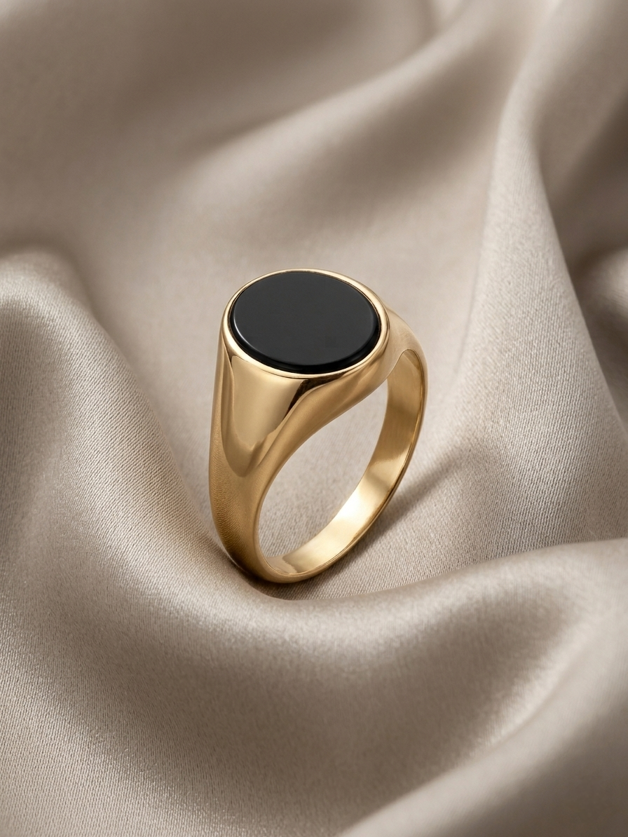 Bague en argent plaqué or