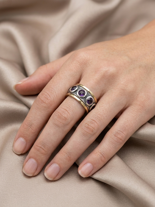 Silver and Gold Alliance Ring