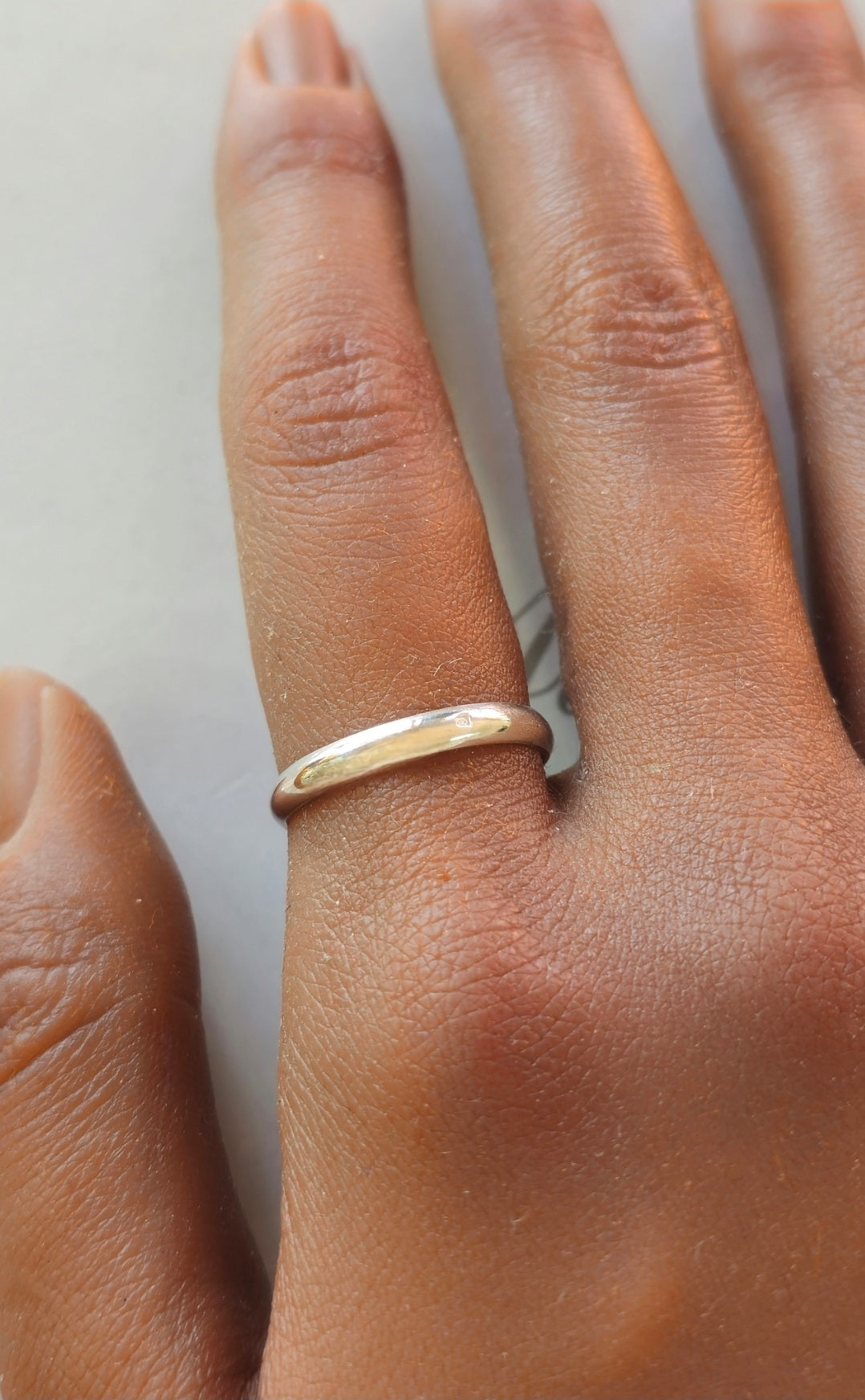 Alliance en argent de 3 mm