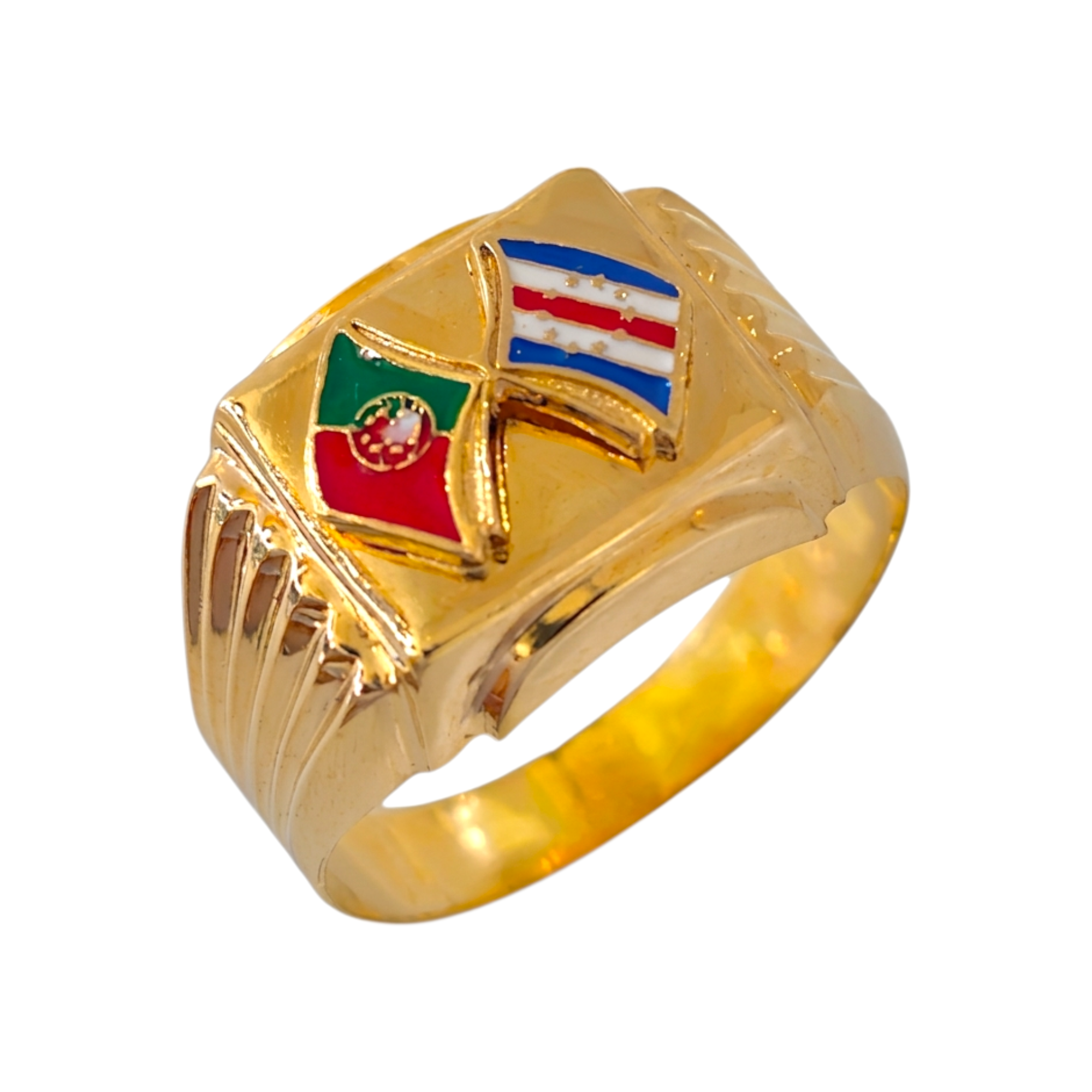 Gold Flags Ring
