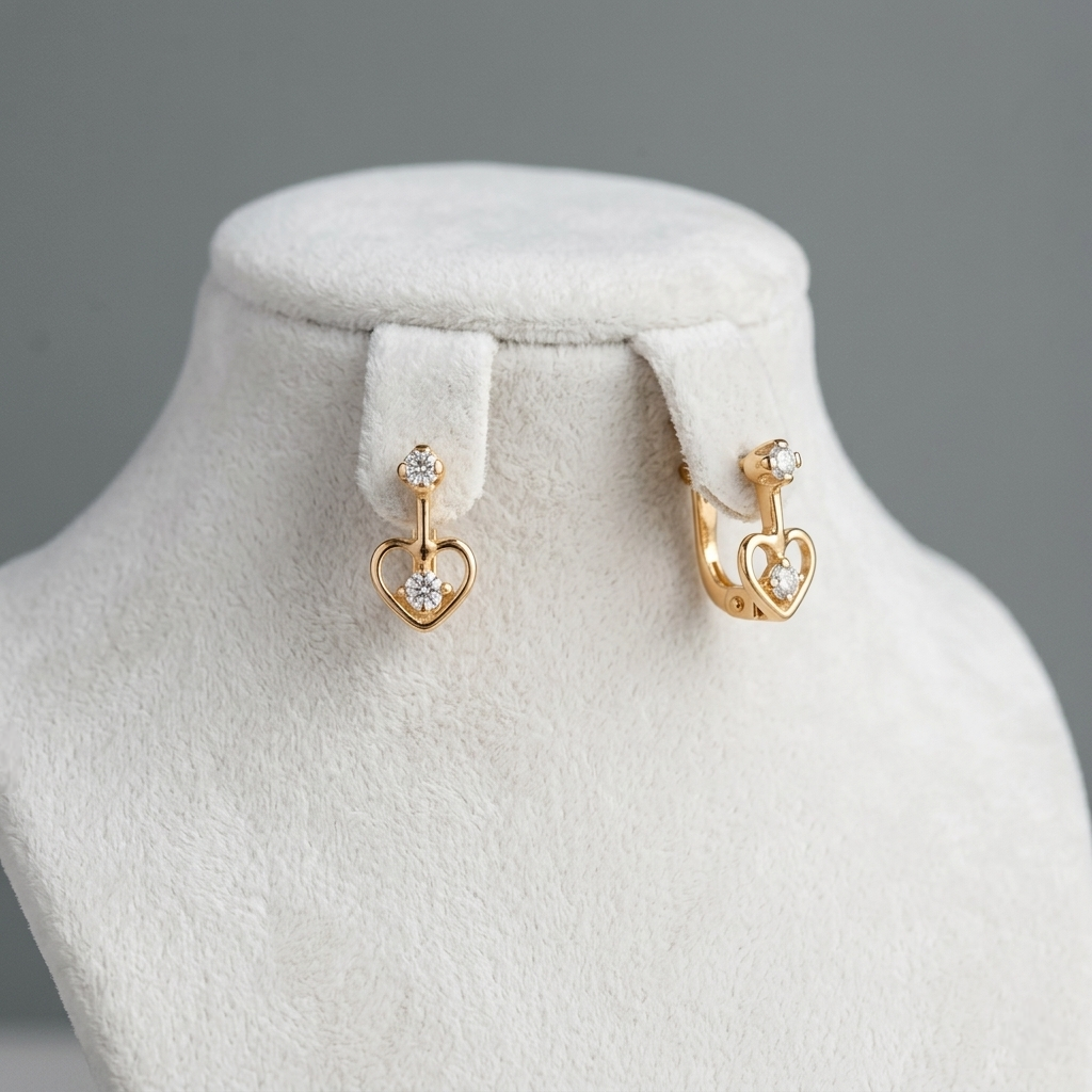 Brincos de ouro criança