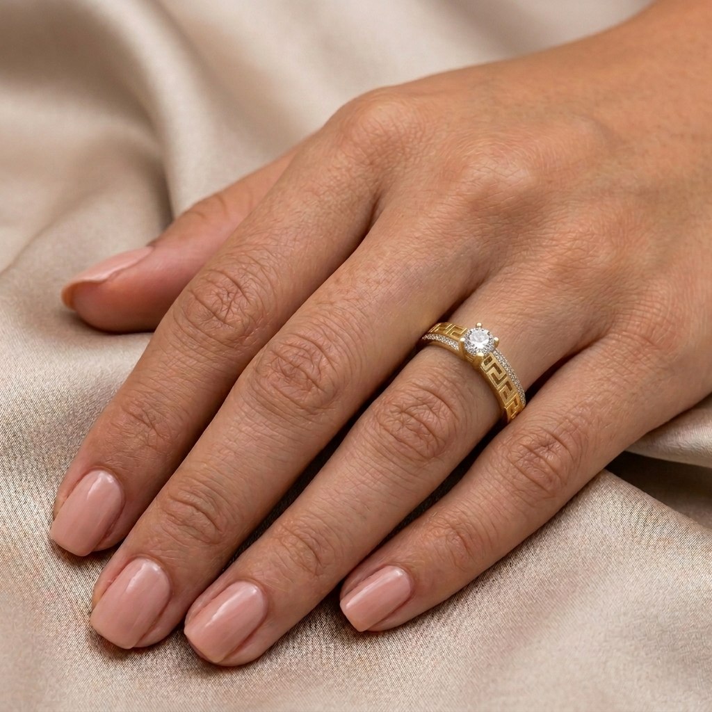 Bague Or Zircone