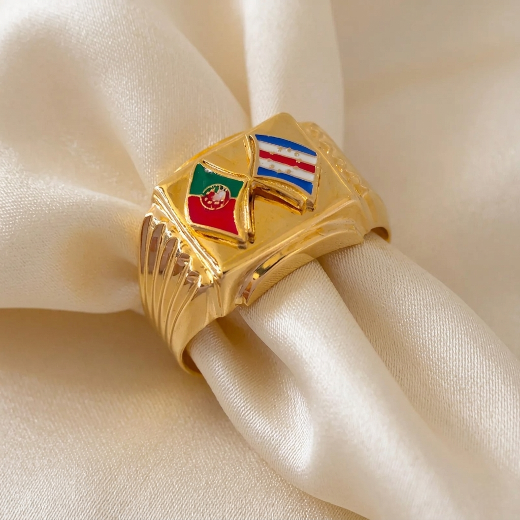 Gold Flags Ring