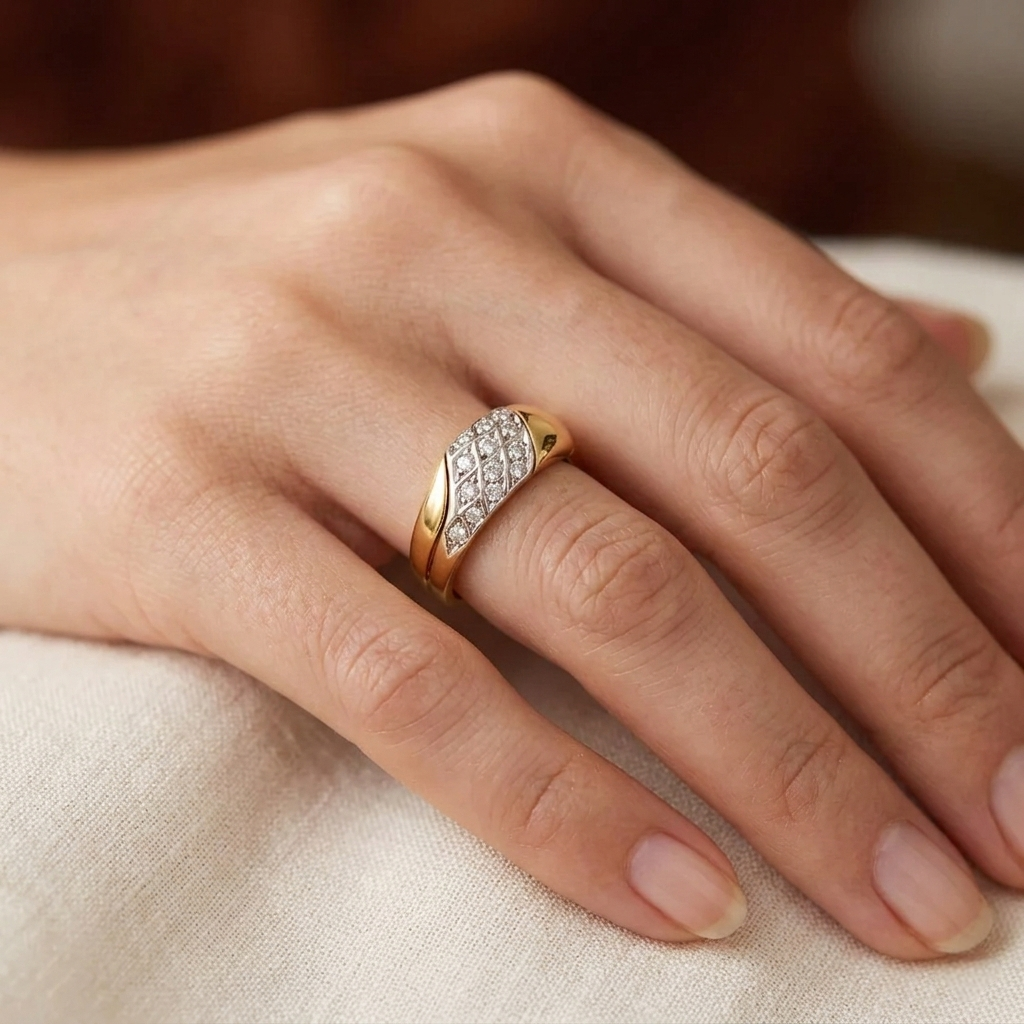 Gold Diamond Ring