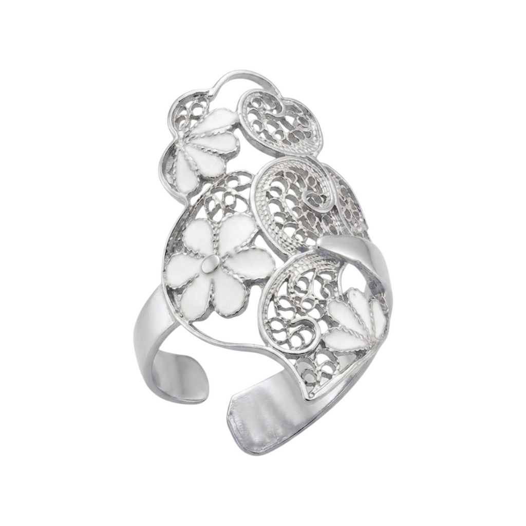 Filigree Silver Ring