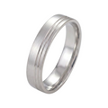 4mm Silver Wedding Band
