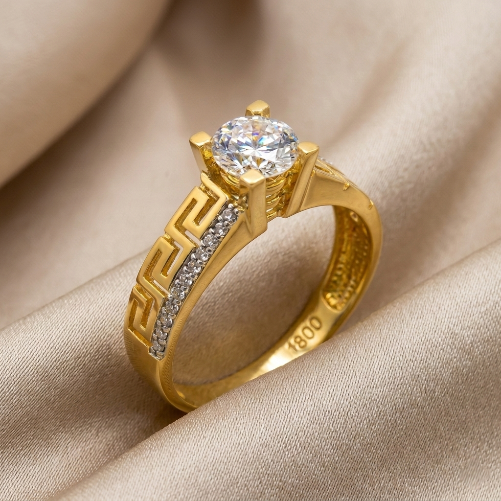 Bague Or Zircone