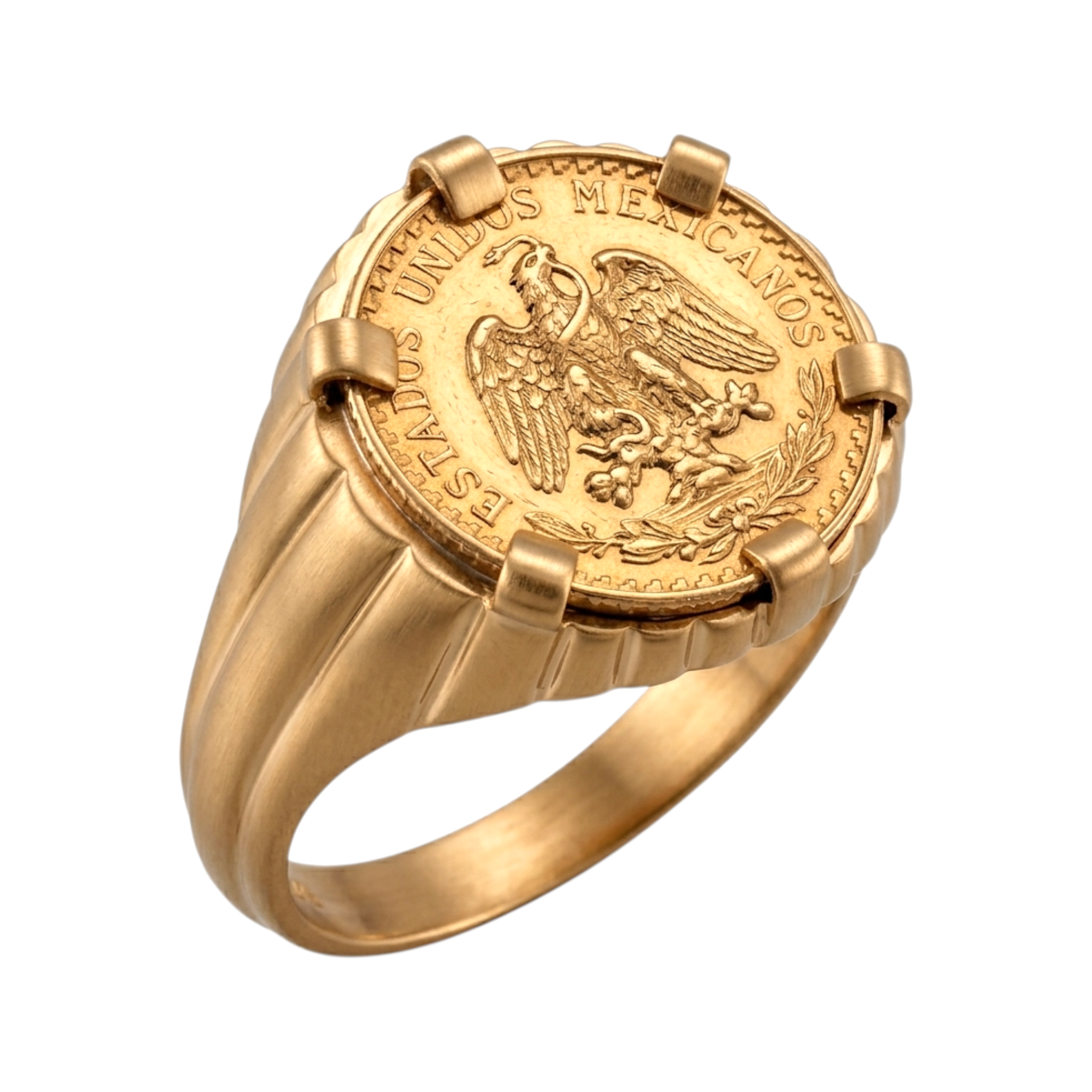 Anel Dois Pesos Ouro