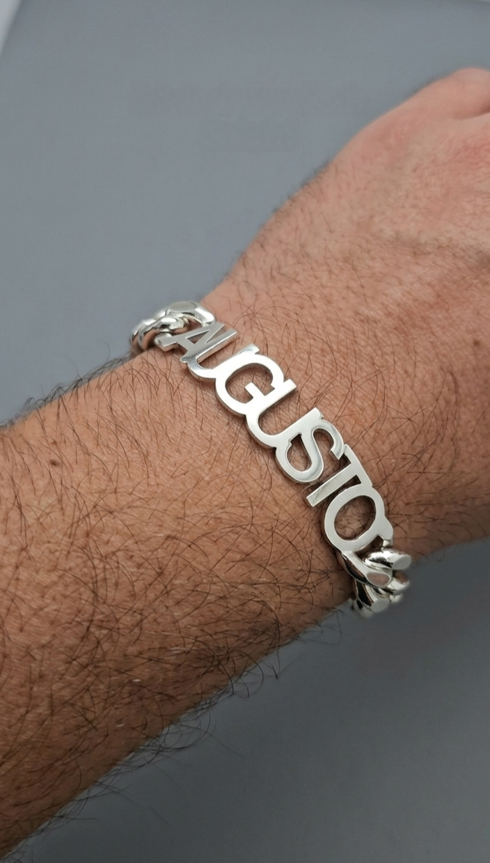 Bracelet personnalisé en argent