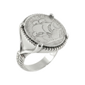 Bague Balance de la Caravelle Portugaise, Argent