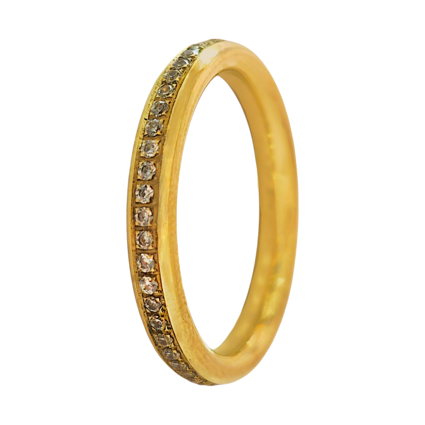 Aliança C/Zircónias Ouro