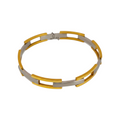 Pulseira Bicolor Ouro