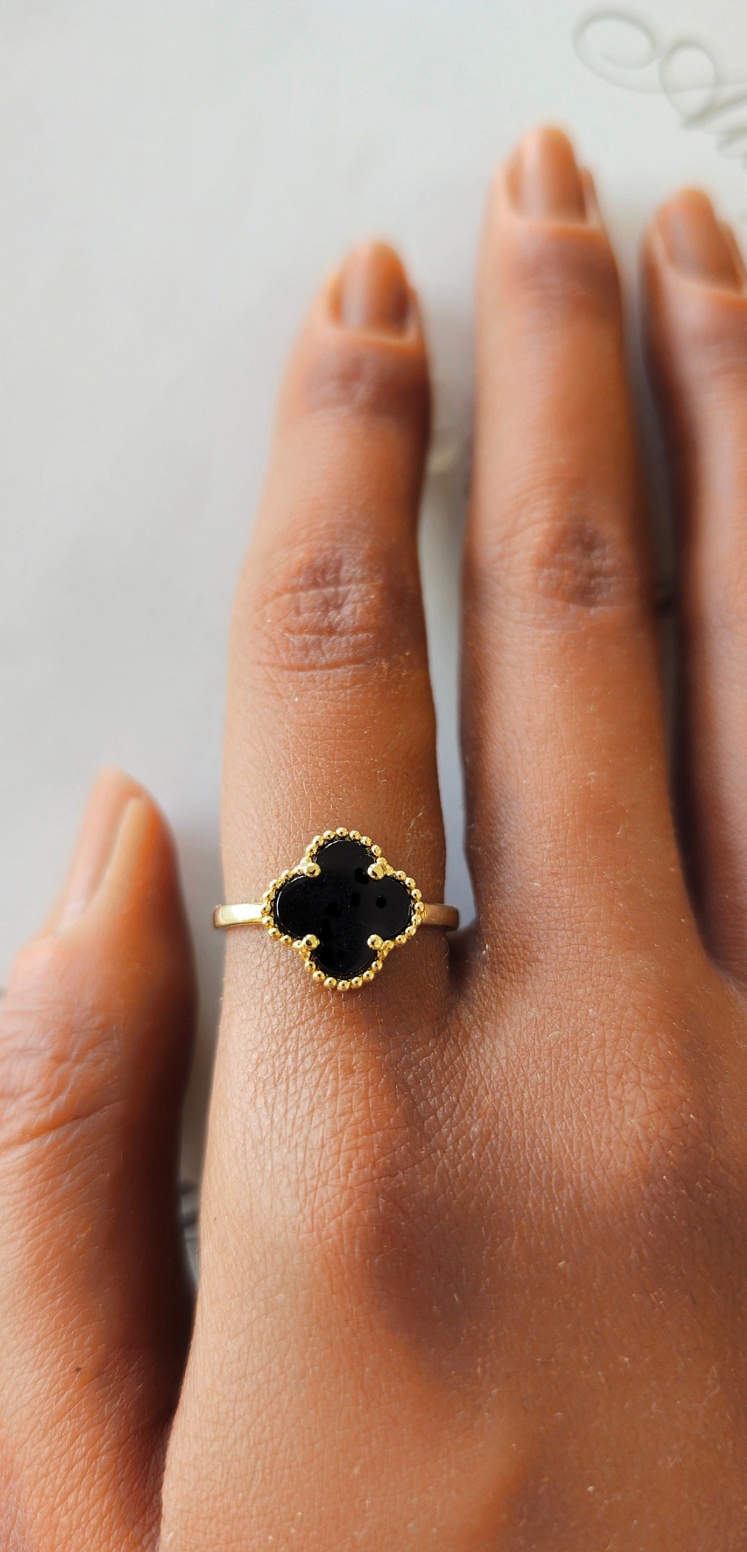 Anel Flor Ouro