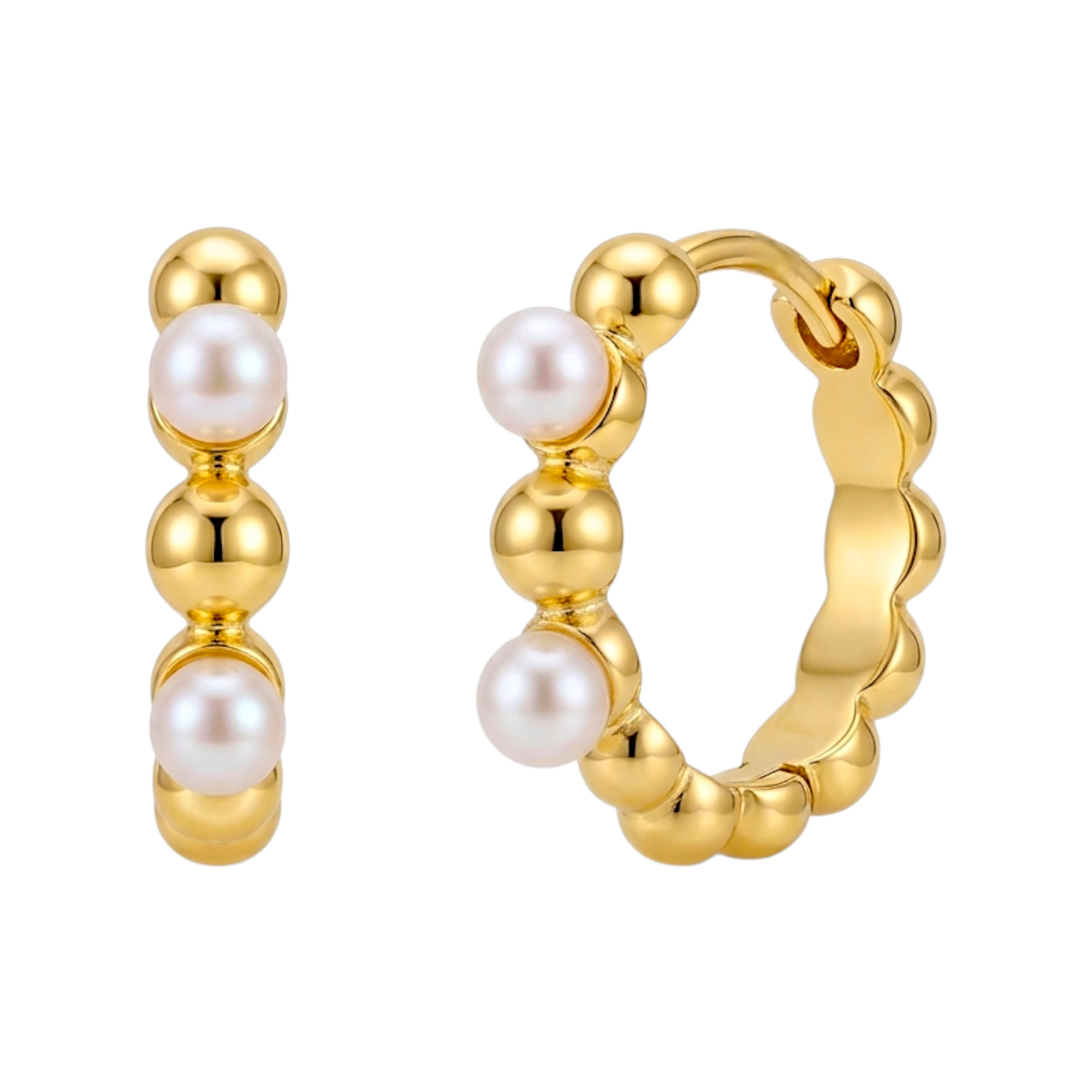 Silver Hoops