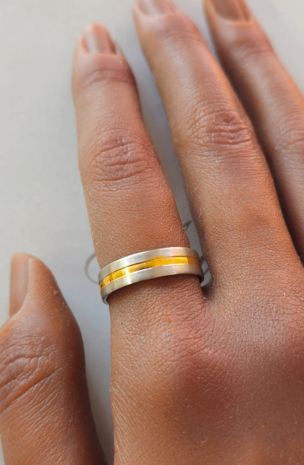 Alliance en argent de 5 mm