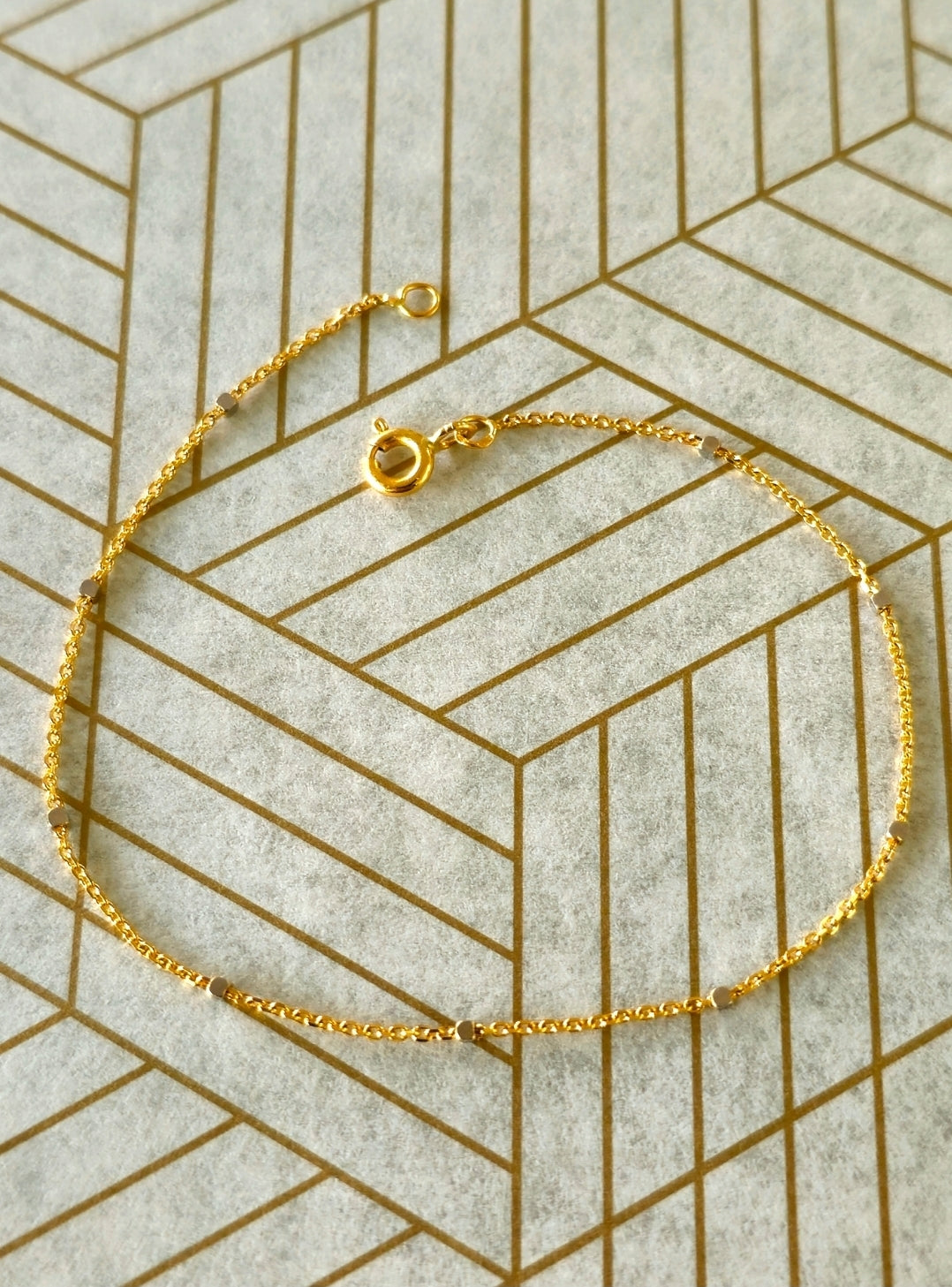 Pulseira Bicolor Ouro