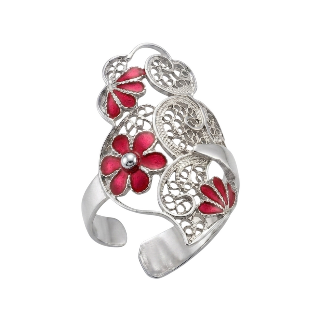 Bague en filigrane d'argent