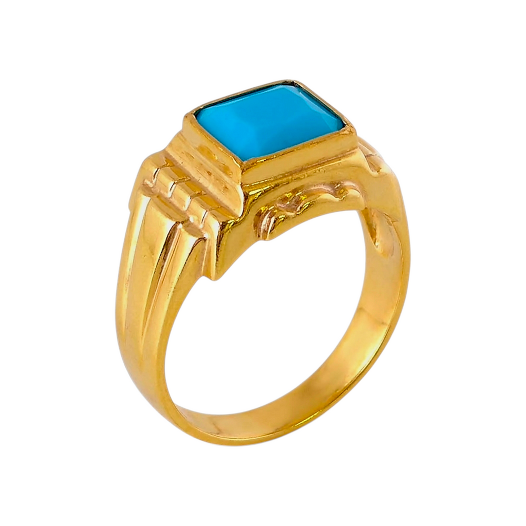 Gold Zirconia Ring