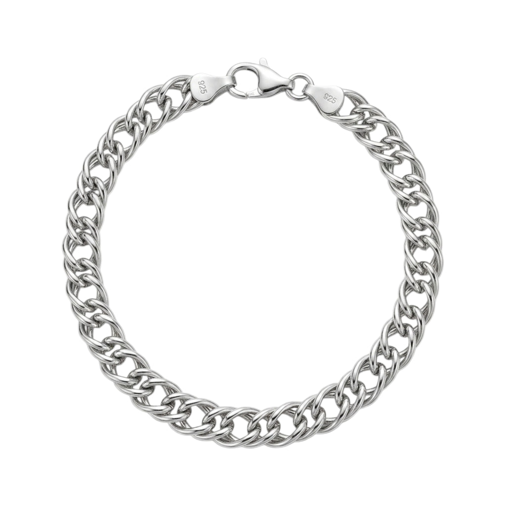Pulseira Oca Prata