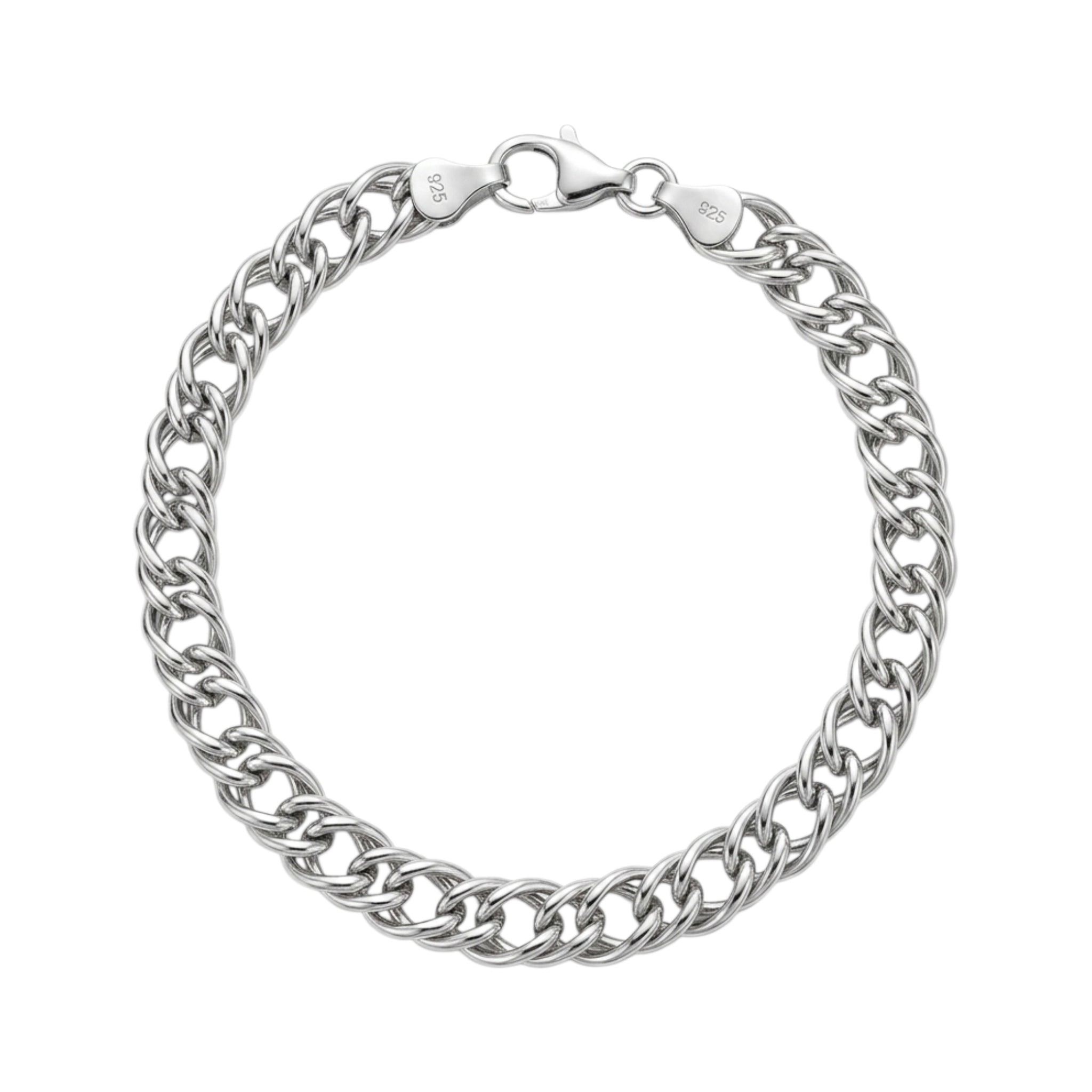 Pulseira Oca Prata