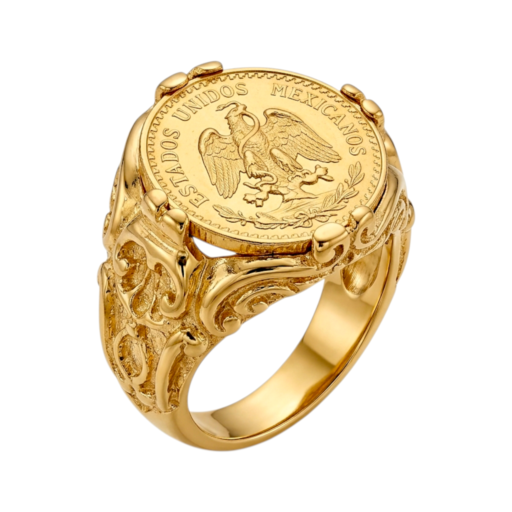 Anel Dois Pesos Ouro