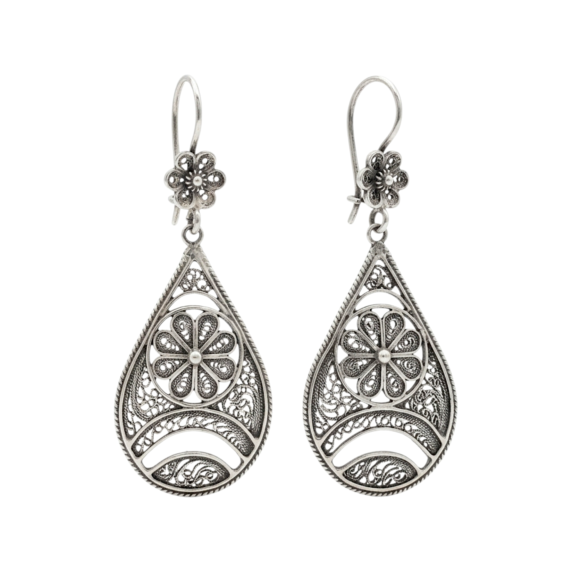 Boucles d'oreilles en argent